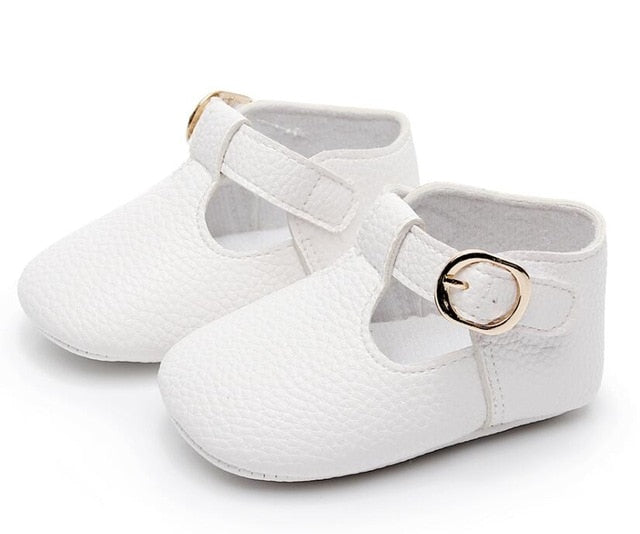 Newborn Baby Girls Shoes Moccasins Solid Infant Toddler Soft Sole Crib Bebe Footwear First Walker Prewalker Ballet Dress Shoe