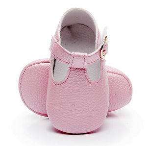 Newborn Baby Girls Shoes Moccasins Solid Infant Toddler Soft Sole Crib Bebe Footwear First Walker Prewalker Ballet Dress Shoe