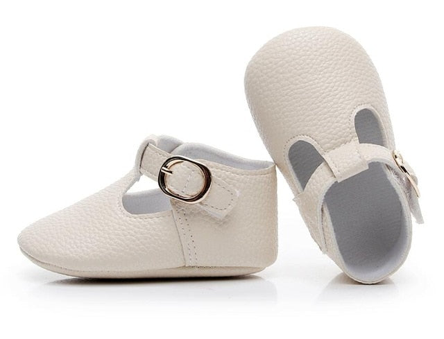 Newborn Baby Girls Shoes Moccasins Solid Infant Toddler Soft Sole Crib Bebe Footwear First Walker Prewalker Ballet Dress Shoe