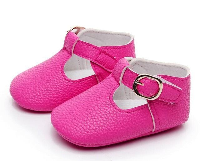 Newborn Baby Girls Shoes Moccasins Solid Infant Toddler Soft Sole Crib Bebe Footwear First Walker Prewalker Ballet Dress Shoe