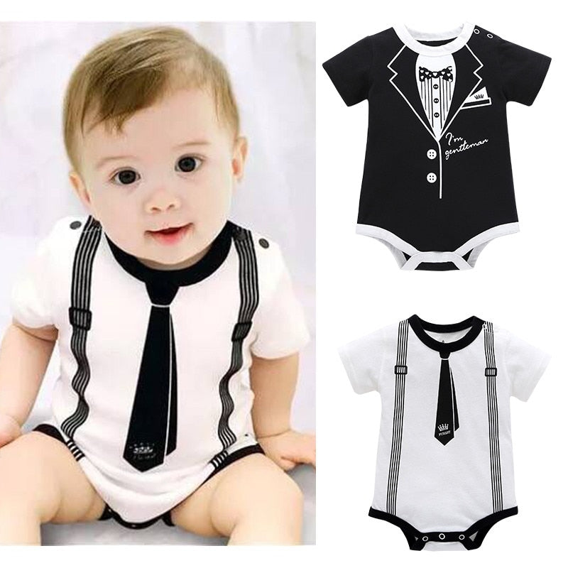 Toddler Infant Kids Baby Girl Boy Print Clothes Casual Bodysuit Playsuit Jumpsuit Short Sleeve Baby Bodysuits drop shipping