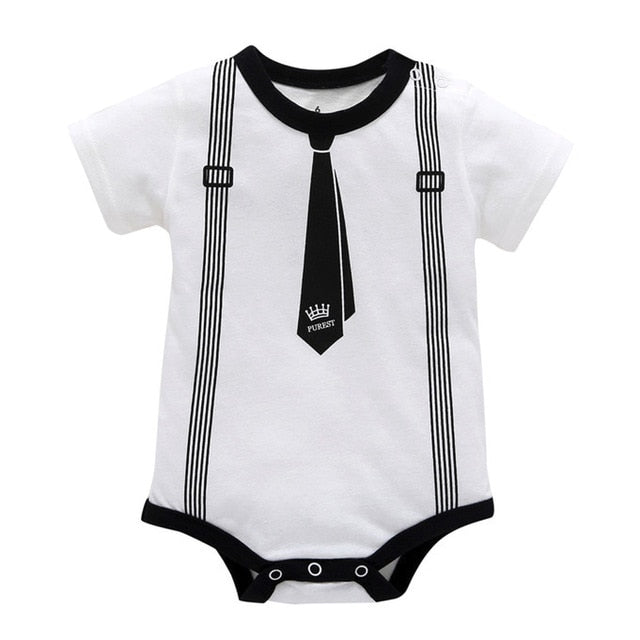 Toddler Infant Kids Baby Girl Boy Print Clothes Casual Bodysuit Playsuit Jumpsuit Short Sleeve Baby Bodysuits drop shipping