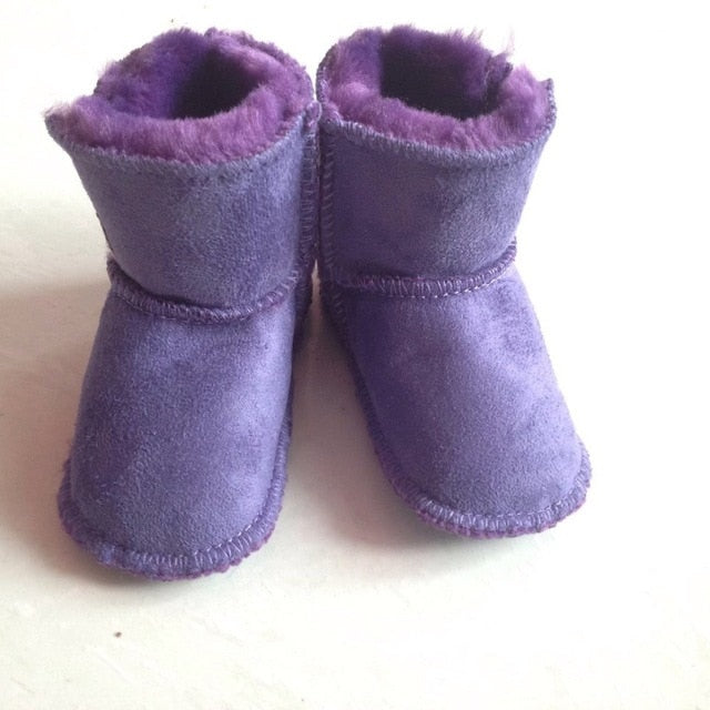 2019 Very thick baby kids Snow Boots first walkers Winter artificial fur Toddler Shoes  Infant baby boy girls booties Shoes