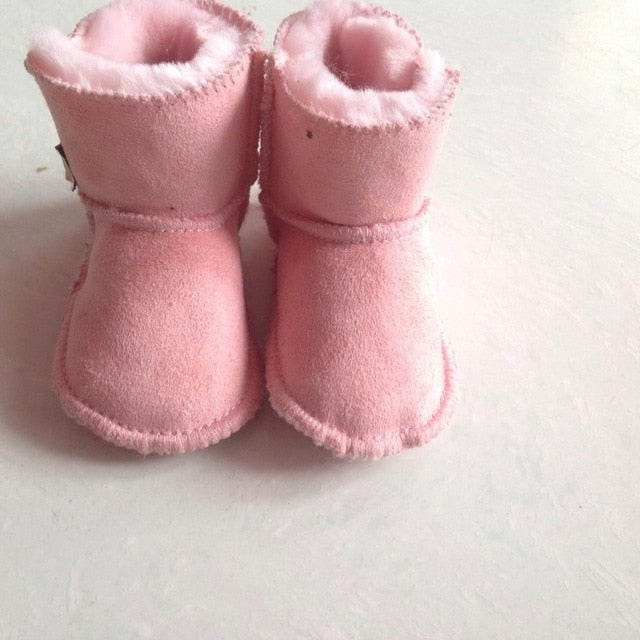 2019 Very thick baby kids Snow Boots first walkers Winter artificial fur Toddler Shoes  Infant baby boy girls booties Shoes