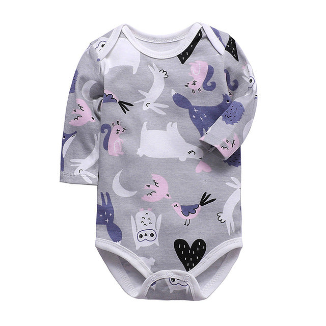 newborn bodysuit baby babies bebes clothes long sleeve cotton printing infant clothing 1pcs 0-24 Months