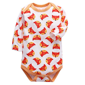 newborn bodysuit baby babies bebes clothes long sleeve cotton printing infant clothing 1pcs 0-24 Months