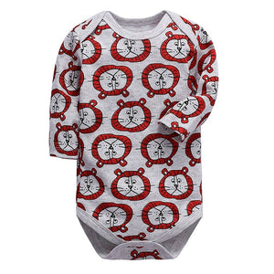 newborn bodysuit baby babies bebes clothes long sleeve cotton printing infant clothing 1pcs 0-24 Months