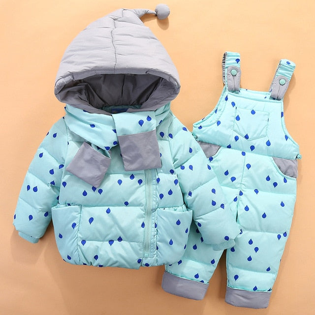 OLEKID 2019 Baby Boys Winter Snowsuit Kids Down Jacket Overalls Snow Suit 1-4 Years Children Girls Coat Clothes Set Infant Suit