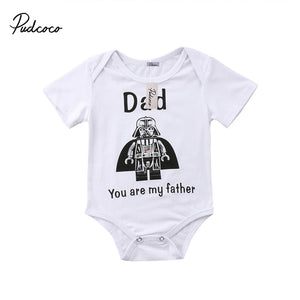 Summer Newborn infant Toddler Baby Boy Clothes Bodysuits Cartoon Star war Bodysuit Jumpsuit Outfit Clothes