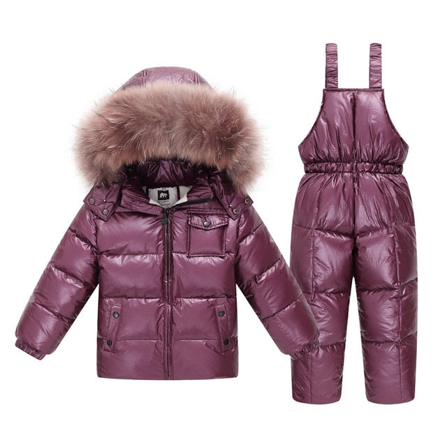 2019 orangemom Russia winter jacket for girls boys coats & outerwear , warm duck down kids boy clothes shiny parka ski snowsuit