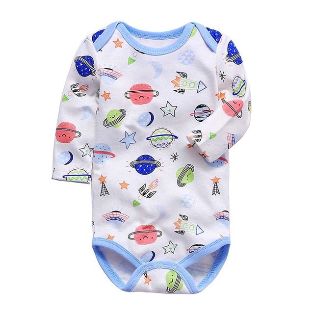 Baby Bodysuits Turn-down Collar Long Sleeve Baby Clothes Winter Infant Overalls Newborn Baby Boy Girl Clothing Set Jumpsuit