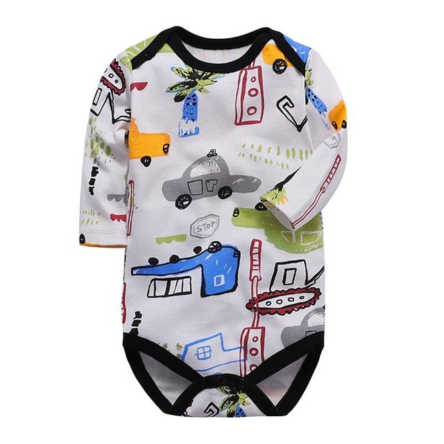 Baby Bodysuits Turn-down Collar Long Sleeve Baby Clothes Winter Infant Overalls Newborn Baby Boy Girl Clothing Set Jumpsuit