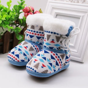 2018 Baby Shoes Toddler Shoes Girl Boy Winter Baby Boots Warm Fleece Children Kids Snowboots bebbe shoes