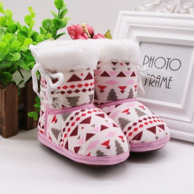 2018 Baby Shoes Toddler Shoes Girl Boy Winter Baby Boots Warm Fleece Children Kids Snowboots bebbe shoes