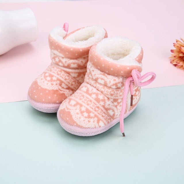 2018 Baby Shoes Toddler Shoes Girl Boy Winter Baby Boots Warm Fleece Children Kids Snowboots bebbe shoes