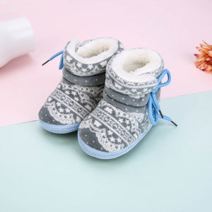 2018 Baby Shoes Toddler Shoes Girl Boy Winter Baby Boots Warm Fleece Children Kids Snowboots bebbe shoes