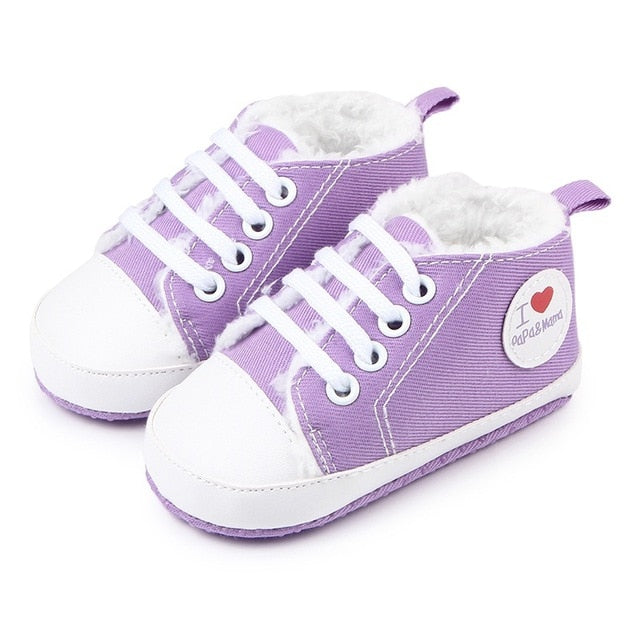 32 Colors  0-18 M Baby Boys Girls Toddler Shoes Infant Fashion Shoes Newborn Soft Bottom Shoes First Walk Sneakers