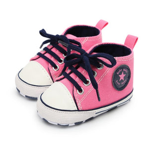 32 Colors  0-18 M Baby Boys Girls Toddler Shoes Infant Fashion Shoes Newborn Soft Bottom Shoes First Walk Sneakers