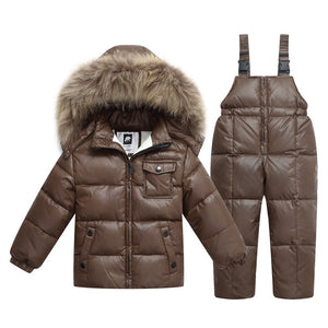 2019 orangemom Russia winter jacket for girls boys coats & outerwear , warm duck down kids boy clothes shiny parka ski snowsuit