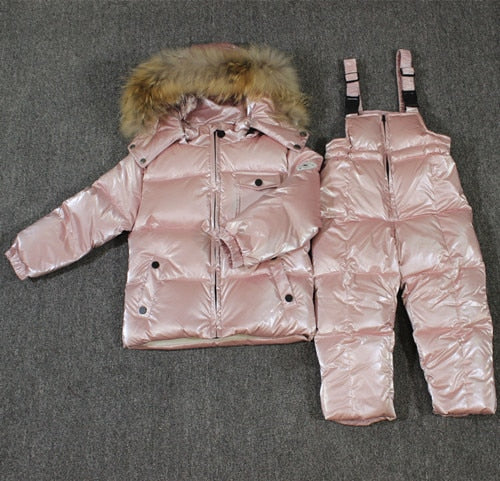 2019 orangemom Russia winter jacket for girls boys coats & outerwear , warm duck down kids boy clothes shiny parka ski snowsuit