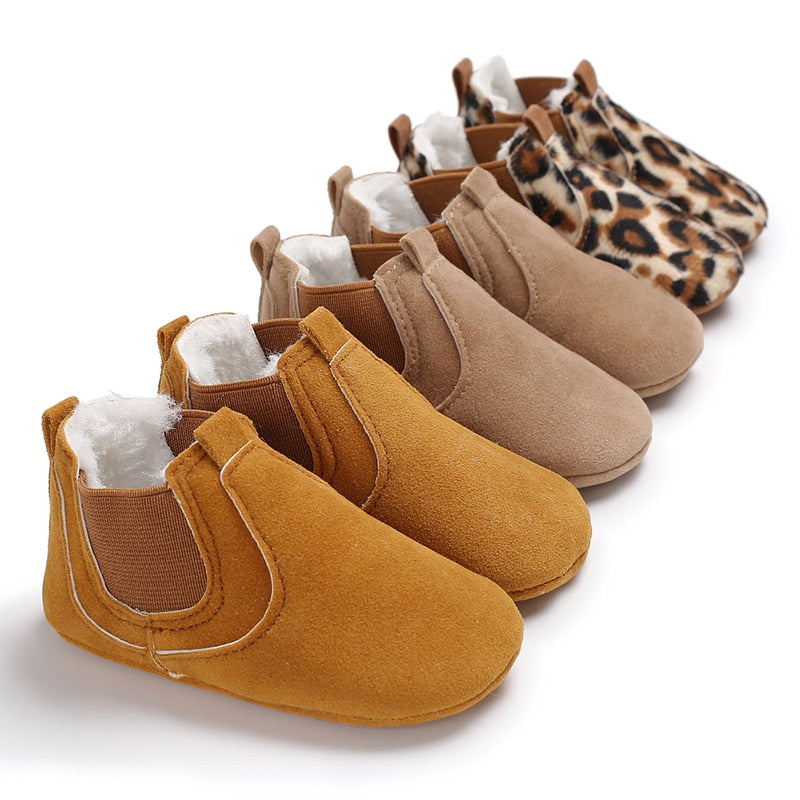 2019 Baby PU Leather Shoes toddler moccasins leopard print baby shoe Non-slip first walkers shoes for newborn boys girls