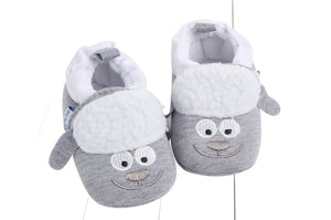 2019 New Toddler Newborn Baby Boys Girls Animal Crib Shoes Infant Cartoon Soft Sole Non-slip Cute Warm Animal Baby Shoes