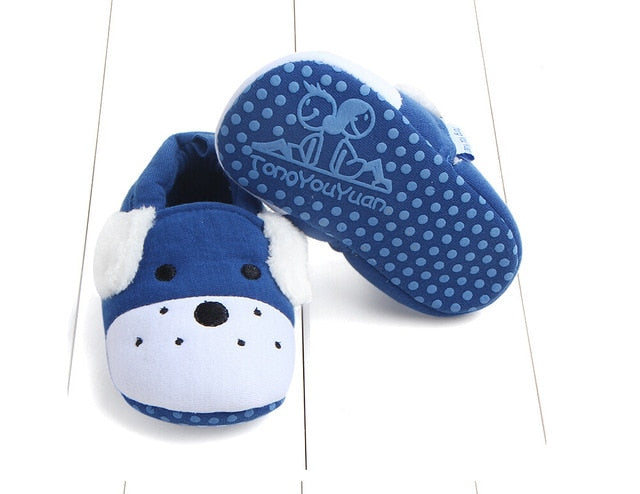 2019 New Toddler Newborn Baby Boys Girls Animal Crib Shoes Infant Cartoon Soft Sole Non-slip Cute Warm Animal Baby Shoes