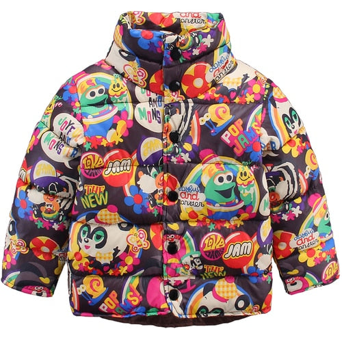 PPXX 2019 kids winter coat jacket snowsuit girl boy puffer jackets down parkas baby coats children clothes turn down collar