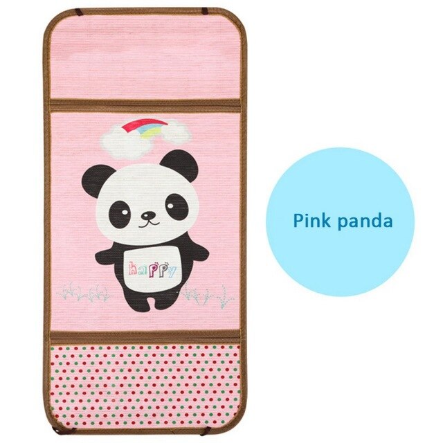 Summer Cartoon Pattern Sleeping Mat Breathable Stroller Seat Mat Cool Liner Cushion Baby Kid Stroller accessories