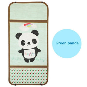 Summer Cartoon Pattern Sleeping Mat Breathable Stroller Seat Mat Cool Liner Cushion Baby Kid Stroller accessories
