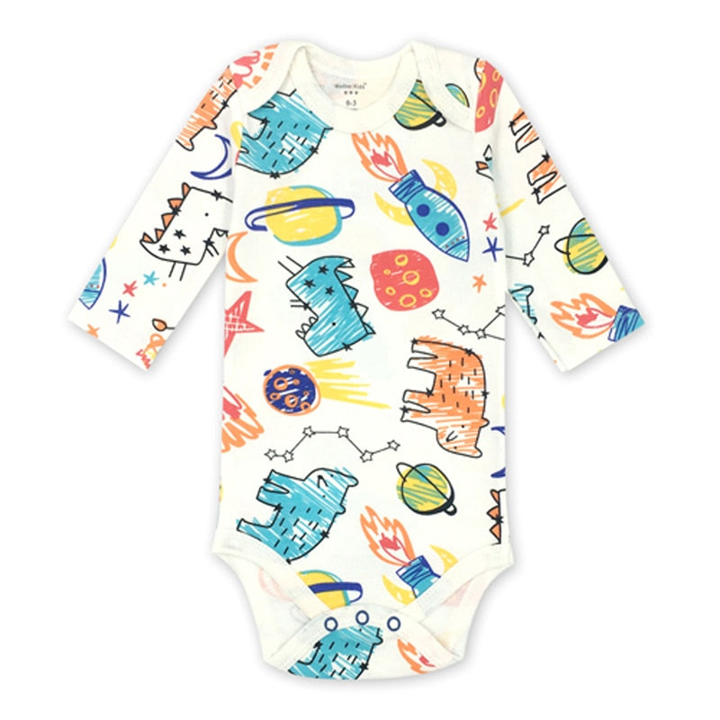 newborn bodysuit baby babies bebes clothes long sleeve cotton printing infant clothing 1pcs 0-24 Months