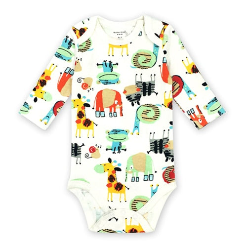 newborn bodysuit baby babies bebes clothes long sleeve cotton printing infant clothing 1pcs 0-24 Months