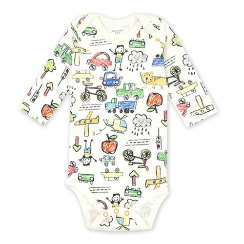 newborn bodysuit baby babies bebes clothes long sleeve cotton printing infant clothing 1pcs 0-24 Months