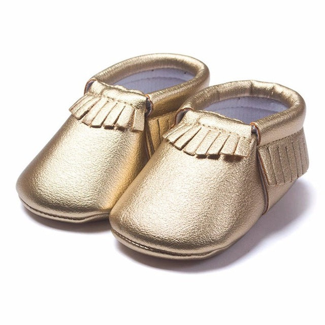 Tassels 26-Color PU Leather Baby Shoes Baby Moccasins Newborn Shoes Soft Infants Crib Shoes Sneakers First Walker