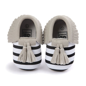 Tassels 26-Color PU Leather Baby Shoes Baby Moccasins Newborn Shoes Soft Infants Crib Shoes Sneakers First Walker