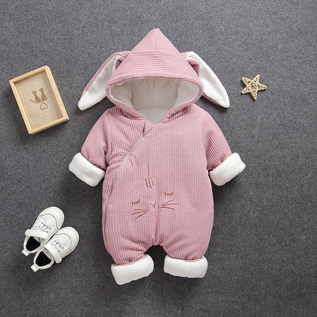 2019 Autumn Winter coat Jumpsuit Baby clothing Newborn Snowsuit Boy Warm Romper Down Cotton Jackets Girl Snow clothes Bodysuit