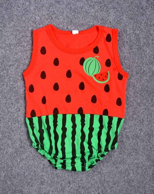 2019 Summer Baby Girl Clothes Cartoon Baby Boy Rompers superman Batman Baby Rompers Animal Clothing Fruit modeling Short sleeve