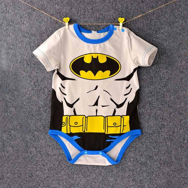 2019 Summer Baby Girl Clothes Cartoon Baby Boy Rompers superman Batman Baby Rompers Animal Clothing Fruit modeling Short sleeve