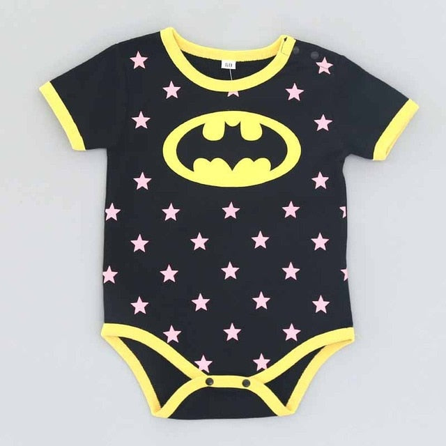 2019 Summer Baby Girl Clothes Cartoon Baby Boy Rompers superman Batman Baby Rompers Animal Clothing Fruit modeling Short sleeve