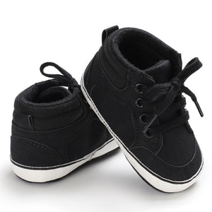 Baby Shoes Newborn Boys  First Walkers Kids Toddlers  PU Sneakers 0-18 Months