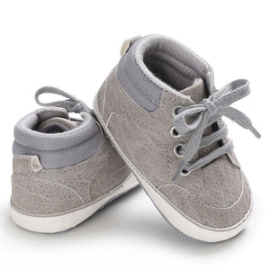 Baby Shoes Newborn Boys  First Walkers Kids Toddlers  PU Sneakers 0-18 Months